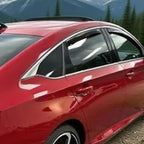 in-Channel Side Car Window Visors Vent Deflectors Rain Guards for Honda Accord 2023 2024 2025 2026, Sun Shade Front Rear Smoke Tinted 4pcs