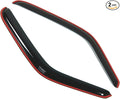 in-Channel Window Vent Visors Rain Guards Compatible with Mazda B3000 B4000 1994-2010 | Side Window Wind Deflectors Rain Shields | Black Tinted, 2 Pcs Set, BGWV-189i-2P-2