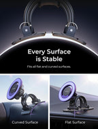 Fits MagSafe Car Mount Car Phone Holder,Strong Magnetic Phone Holder for Car Magsafe, Dashboard Vent iPhone 16 Car Mount Holder Car Accessories for iPhone 16 15 14 13 12 Pro Max,Purple Kits