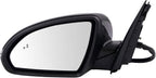 Driver & Passenger Side Mirror Set Power Heated Memory Paint to Match Blind Spot Indicator Fits 2016-2020 Kia Optima KI1320205 KI1321205