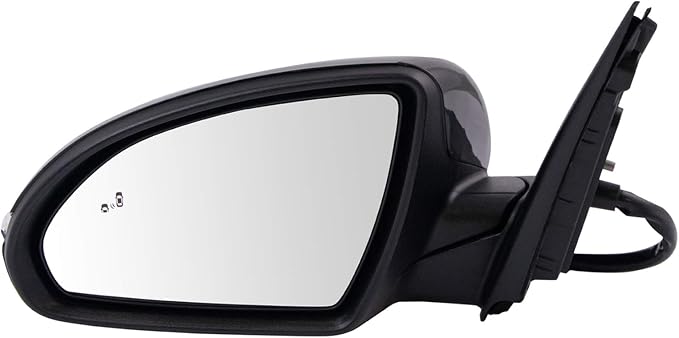 Driver & Passenger Side Mirror Set Power Heated Memory Paint to Match Blind Spot Indicator Fits 2016-2020 Kia Optima KI1320205 KI1321205