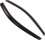 WD2-179 Dark Smoke 2 Pcs Set Window Visor (Outside Mount) Deflector Rain Guard Compatible with 1995-2003 Ford Windstar