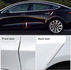 Compatible with Tesla Model 3 Door Edge Guards Protector,4 Pcs White Car Door Anti-Collision Strips for Model 3 2017 2018 2019 2020 2021 2022 2023 Scratch Guard Model 3 Door Protector Strip