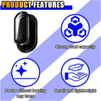 Car Mini Hooks, Multifunctional Strong Self-Adhesive Backseat Hangers, Wall Hanging Hooks, Universal Hook Stickers, Car Interior Accessories for Key Charging Cable Earphone (8PCS Glossy)