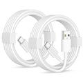 Car Carplay Cable for iPhone 17/17 Pro/Air/17e/16/15 Pro Max/Plus Cable, 2Pack USB A to USB C for CarPlay USBC Cord, iPad, Galaxy, Pixel, Android Accessories Charging Wire Type-C Car Charger Cord 3FT