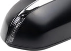 Passenger Side Power Folding Heated Mirror Smooth Black Paint to Match Compatible with 2018-2021 Lexus NX300h LX1321166