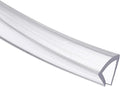 Clear Edge Trim, 13.1Ft Silicone U Channel Edge Protector, Edges Guards Fits 13/32"-7/16" for Car Doors Sheet Metal Parts (9/16" W x 15/32" H)