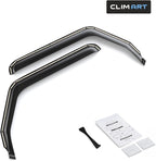 in-Channel Incredibly Durable Rain Guards for Jeep Wrangler JL 2018-2026/Jeep Gladiator 2020-2026, Original Window Deflectors, Vent Window Visors, Vent Deflector, 2 pcs. - 318169