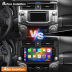 Car Radio Stereo Android 13 for Toyota 4runner 2010-2022 with GPS Navigation CarPlay Android Auto