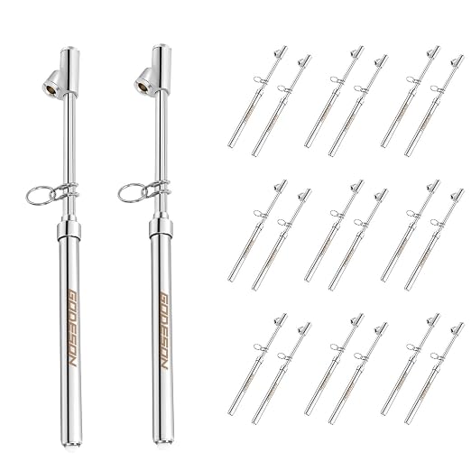 Dual Head Tire Pressure Gauge,Heavy Duty Pen Tire Gauge Range 10-150PSI; 1-10kg/cm2,Dual Head Truck Air Pressure Gauge (Pack of 20)…