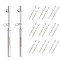 Dual Head Tire Pressure Gauge,Heavy Duty Pen Tire Gauge Range 10-150PSI; 1-10kg/cm2,Dual Head Truck Air Pressure Gauge (Pack of 20)…