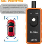 TPMS Relearn Tool for Car Tire Sensor, EL-50448 Tire Pressure Monitor Sensor Activation Reset Tool OEC-T5, System Programming Training for Most Series Vehicles