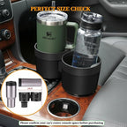 Water Cups Holder Expanders 2 in 1 Cup Holders Drinks Storage Expander Case for Cars Trucks Autos Universal Car Cup Holder for,Insert with Expandable Base, Fits Yeti, Hydroflask, Large Water Bottles
