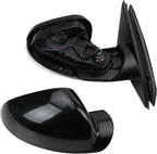 Passenger Side Power Heated Mirror Smooth Black with Turn Signal Compatible with 2011-2017 Buick Regal GM1321486