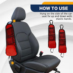 2PS Car Seat Side Organizer, Auto Seat Storage Hanging Bag, Multifunctional Vehicle Mesh Pocket Hold, Car Accessories Car Organizer Can Hold Phone, Wallet, Glasses for Most Cars