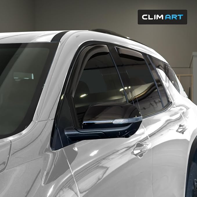 in-Channel Incredibly Durable Rain Guards for Chevrolet (Chevy) Traverse 2024-2026, Original Window Deflectors, Vent Window Visors, Vent Deflector, 4 pcs. - 624223