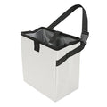 Car Trash Can, Leak-Proof Waterproof Trash Bin Collapsible Portable Auto Garbage Bag Large Capacity Trashcan Storage Bag Multipurpose Car Organizer Hanging (White)