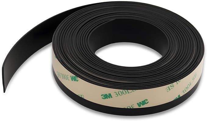 13.12FT Front Rear Side Rubber Seal Strip Car Door Window Trim Self Compatible with Adhesive Weatherstrip Rubber Seal Protector Guard Strip