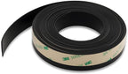 13.12FT Front Rear Side Rubber Seal Strip Car Door Window Trim Self Compatible with Adhesive Weatherstrip Rubber Seal Protector Guard Strip