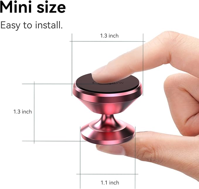 【2 Packs Magnetic Phone Holder for Car【Strong Magnet】 Phone Holders for Your Car Phone Holder Mount【4 Metal Plate】 Universal Car Accessories for Women Men for iPhone Samsung Speakerphones
