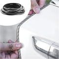 Car Door Edge Guards, 16Ft U Shape Door Edge Trim, Rubber Molding Auto Door Edge Seal Protector, Anti-Collision Vehicle Protection Accessories Universal for SUV, Truck, Van (Carbon Fiber)