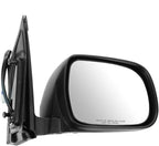 Passenger Side Mirror Assembly Electric Adjustment Heated No Memory Black Compatible with 2004-2010 Toyota Sienna TO1320205