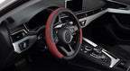 Steering Wheel Cover, Universal Fit 15 Inch Microfiber Leather Car Wheel Protector, Anti-Slip, Claret