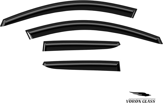 Voron Glass Tape-on Rain Guards for Mazda CX-5 2013-2016, Window Deflectors, Vent Window Visors, 4 Pieces - 100881