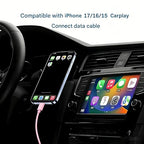 1.5FT Cute Pink iPhone 17/17E Car Carplay Cable for iPhone 17/16/15, 15/16/17 Pro Max 15 16 Plus Cord, Long USB A to USB C Cable for iPad 10th Gen iPad Pro, Air 5th 4th Mini 6th Replacement Cord