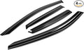 Rain Guards Tape-On Compatible with 2018-2024 Kona 4 Pieces Acrylic Window Visors Deflector