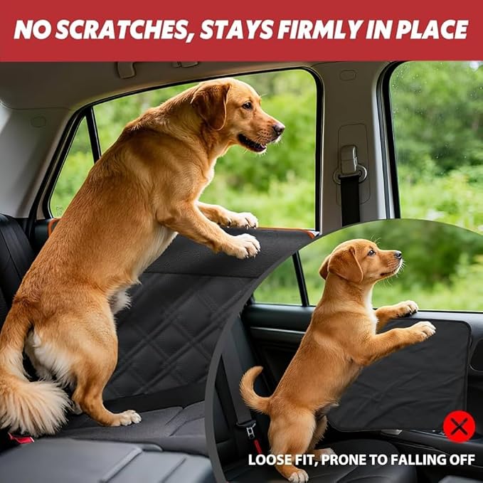 Car Door Protector for Dogs: Compatible with Tesla Model Y/3-Waterproof & Anti-Scratch Door Protector from Dog Scratching-Heavy Duty Dog Car Door Protector 2 Pack