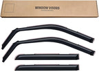 in-Channel Window Visors Rain Guards for 2017-2026 Ford F250 F350 F450 F550 Super Duty SuperCrew, Window Vent Wind Shades Deflectors for 17-26 F-250~F-550 SD Crew Cab