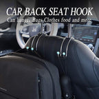 Auto Hooks Bling Car Hangers Organizer Seat Headrest Hooks Strong and Durable Backseat Hanger Storage Universal for SUV Truck Vehicle 2 Pack (Sky Blue)
