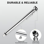 Pencil Tire Pressure Gauge 2 Pack, 10-75PSI Air Pressure Gauge with Tire Caps, Stainless Steel Body, 3 Measurements (±2% Span) for Cars, RVs, Bicycles