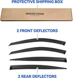 Window Visors Rain Guards for 2019-2026 Nissan Altima, Out-Channel Window Vent Wind Deflectors Visors Shades for 19-26 Altima