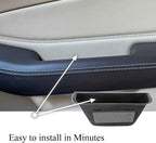 Front Row Door Side Storage Box Compatible with Mercedes-Benz ML-Class GL-Class 2012-2019 / GLE-Class GLS-Class 2017-2019 Armrest Phone Container Door Organizer Handle Pocket ABS Tray Insert