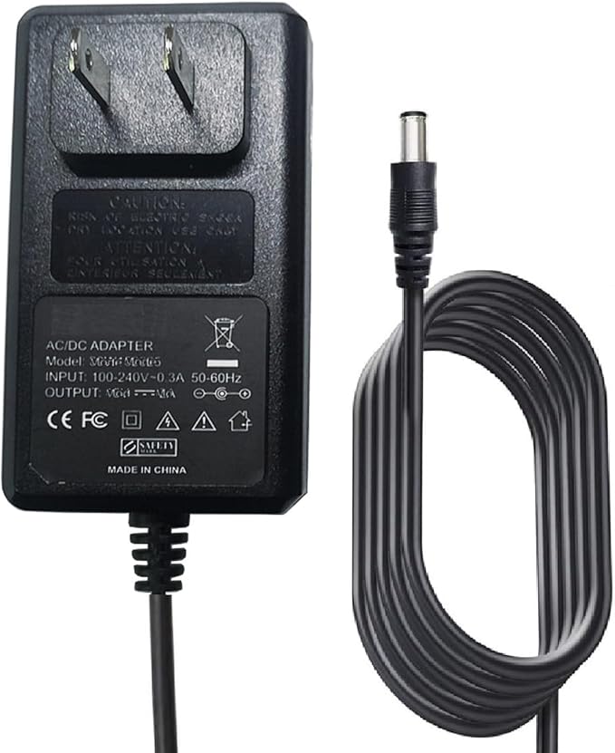 12V Adapter for CARSHION C14503A01 C14503 C245104 Massage Seat Cushion with Heat DC12V Replacement Power Supply Charger Cable Cord