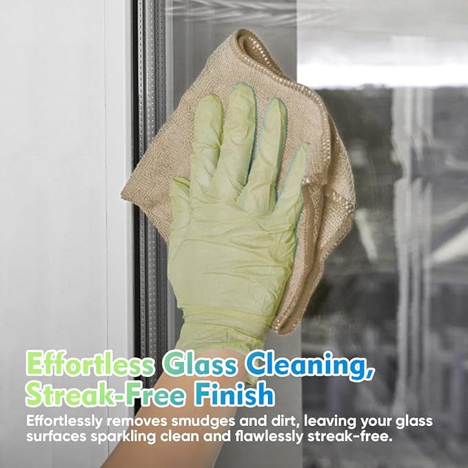 Brown Microfiber Cleaning Cloth 20 Pack 11.5 x 11.5 inch Microfiber Towels for Cars Ultra Absorbent Car Washing Cloth Lint Free Streak Free Cleaning Rags for Car, Kitchen Window