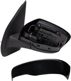 Driver & Passenger Side Power Mirror Set Smooth Black without Heat with Blind Spot Indicator Compatible with 2022-2023 Nissan Frontier NI1320338 NI1321338
