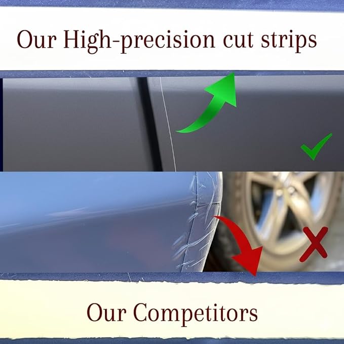 4 Door Edge Paint Protection Film PPF 8mil Precut Strips, Universal Fit Clear Tape Door Seal, Car Accessories Car Cover, Scotch Guard, Clear Tape, Door Protector, SUV