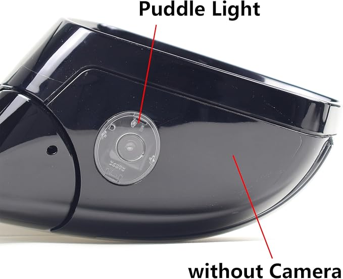 Driver Side Mirror Replacement Compatible with 2019-2025 Land Rover Range Rover Evoque L551 Rear View Mirror Side Door Mirrors Rearview Mirrors Power Folding, Heated Glass, Turn Light, Puddle Light