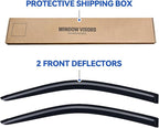 Window Visors Rain Guards for 2011-2016 Honda CR-Z, Out-Channel Window Vent Wind Deflectors Visors Shades for 11-16 Honda CRZ