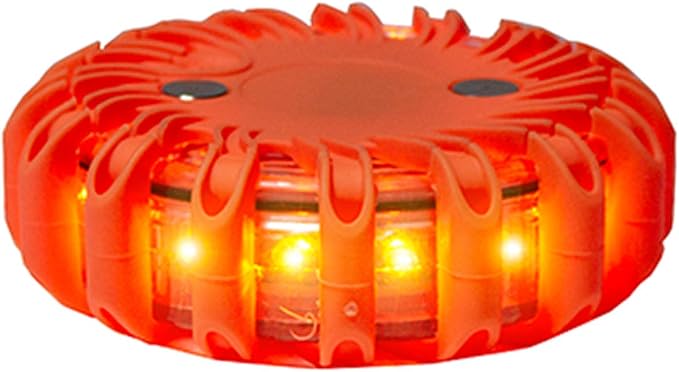 6-Pack Rechargeable 16-LED Safety Disc Kit