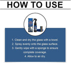 Anti Fog Spray | 120Ml Defogger, Quick Action, Long Lasting | Clear Vision Formula, Streak Free Finish, Glass Safe | Trucks Pickups Suvs Bicycle Helmets Rv Camping Daily Commute Travel