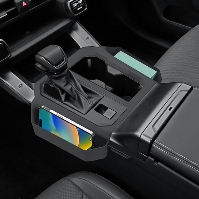 ABS Center Console Organizer for Toyota RAV4 2026 Hanging Storage Box Interior auto Accessories Black