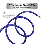 4 Gauge Wire (25ft) Copper Clad Aluminum - Primary Automotive Wire, Car Amplifier Power & Ground, Battery, Car Audio Speaker, RV Trailer Welding Cable