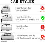 Extra Durable Clip-on in-Channel Auto Vent Window Visors, Fits 2002-2008 Dodge Ram 1500, 2003-2009 Ram 2500 & 3500, Quad Cab, UV-Protect Rain Guards, Original Wind Deflector, Smoke, 4-Pcs