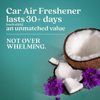 Non-Toxic* Car Air Freshener Auto Stix® - Scents Made Safer - Enjoy Fragrance Lasts Up to 480 Days - Includes Auto Stix® Diffusers & Elastic Loops - Seaside Coconut & Verbena (Pack of 8)