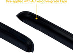 in-Channel Window Visors Rain Guards for 2017-2026 Ford F250 F350 F450 F550 Super Duty SuperCrew, Window Vent Wind Shades Deflectors for 17-26 F-250~F-550 SD Crew Cab