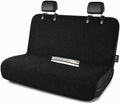 Waterproof Towel Rear Seat Cover for Cars, SUVs, Trucks & Sedans, Heavy Duty Sweat Towel Back Seat Protector for Post-Gym, Beach, Dogs & Kids, Machine Washable, Non-Slip, Black, 55" x 59"